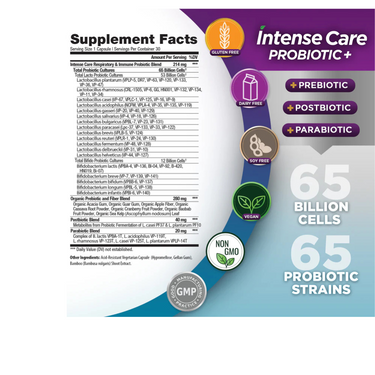 INTENSE CARE RESPIRATORY + IMMUNE PROBIOTIC